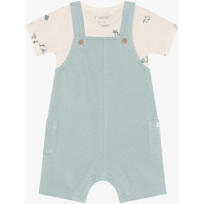 Fixoni Set Body a kraťasov Gray Mist