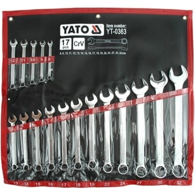 Yato Sada kľúčov 17 ks 8-32 mm YT-0363
