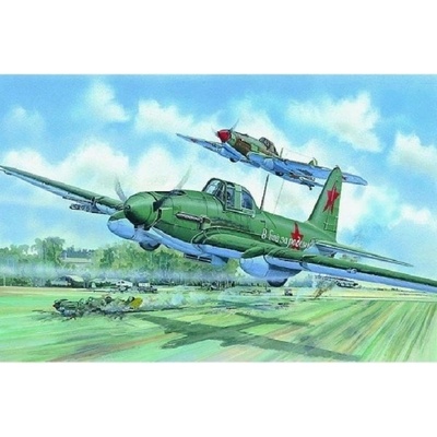 Směr Model Iljusin IL 216 1x20 3cm v krabici 25x14 5x4 5cm 1:72