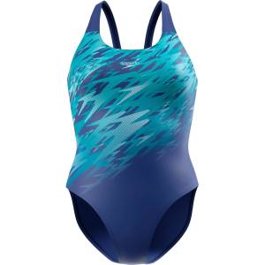 Speedo Дамски бански костюм Speedo Women's Hyperboom Placement Muscleback Swimsuit - Night Watch / Glacier Blue - размер 40 (EU) (150-2655-1314)