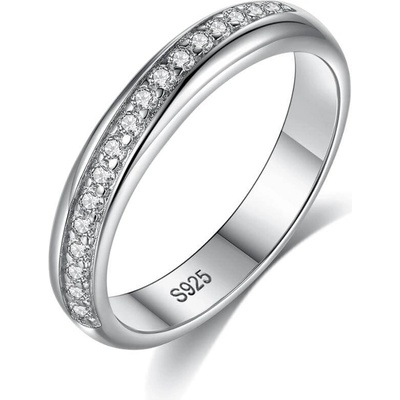 Silenti Jewelry Сребърен пръстен "Обиколка" - 6 - 52мм (16.6мм диам. )