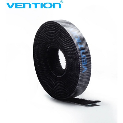 Vention KAABJ 11 mm 5 m čierny Páska na suchý zips KAABJ