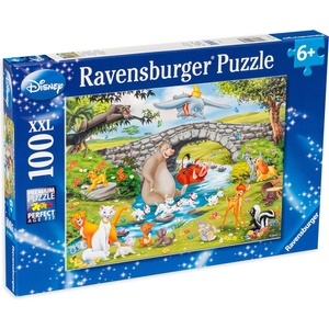 Ravensburger Пъзел Ravensburger от 100 XXL части - Дисни - Приятели в гората (10947) - ozone