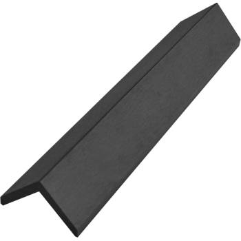 NIKA Ъглов WPC профил 50x55 mm, L=2.0 м, антрацит (FR-DT ACC002)