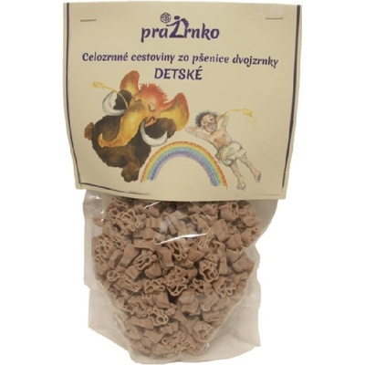 Prazrnko Cestoviny Celozrnné s detským vzorom 350 g