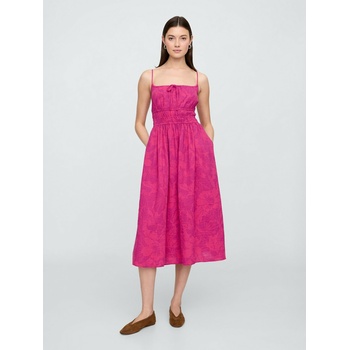 GAP Муселинови макси рокли с джобове GAP GAP | Rozov | ЖЕНИ | XXS