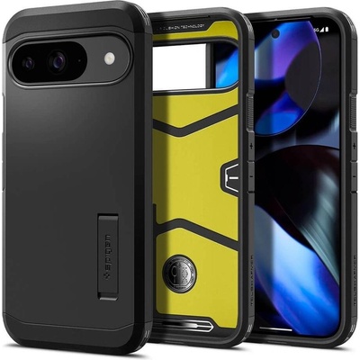 Spigen Калъф с Поставка за Google Pixel 9 Pro/ 9, Spigen Tough Armor Case, Черен (ACS07692)