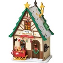 RoboTime Miniatura domečku Svítící vánoční dům