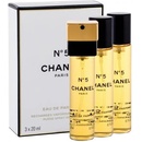 Kosmetické sady Chanel No.5 EDT plnitelný 20 ml + EDT náplň 2 x 20 ml dárková sada