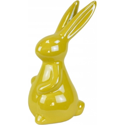 Dommio Zajačik keramický žltý 14 cm
