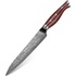 KnifeBoss Damaškový nôž plátkovací Slicing 8" Black & Red VG-10