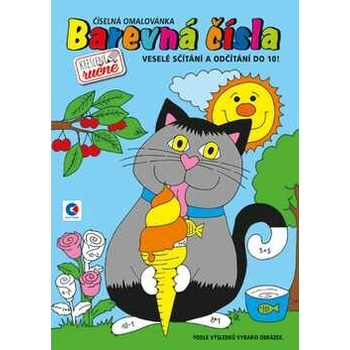 Číselná omalovánka A4 Barevná čísla