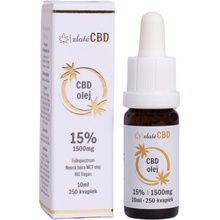 zlatéCBD Olej 15% Full spectrum 10 ml