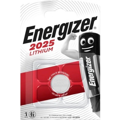 Energizer Бутонна батерия литиева energizer cr2025, 3v, 1 бр. в блистер (energ-bl-cr2025-1pk)
