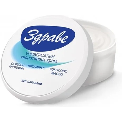 Здраве Универсален хидратиращ крем с кокосово масло 145мл