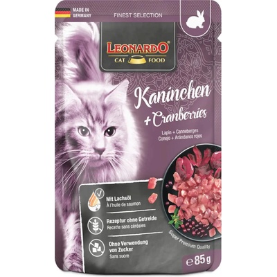 Leonardo králík s brusinkami 85 g