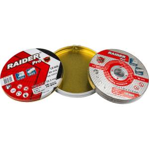 Raider Диск за метал 125х1.0х22.2mm A60T Inox мет кутия 10бр. RDP (0160158)