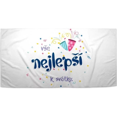 SABLIO Ručník - Vše nejlepší k svátku 50x100 cm