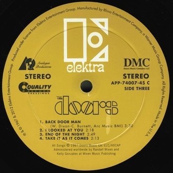 Image 1 of The Doors - The Doors (Reissue) (Remastered) (2 LP) (753088400773)