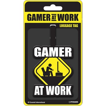 Pyramid Етикет за багаж Gamer at work