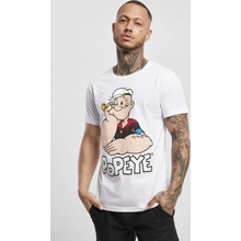 Urban Classics pánske tričko Popeye Logo And Pose Tee white