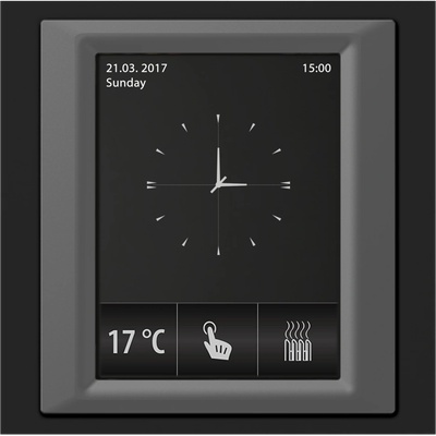 ELKO EP RF Touch-W Сензорно устройство за управление Черна(пластмаса) Тъмно сив Тъмно сив (RFTW-ABL-BDG-CDG)