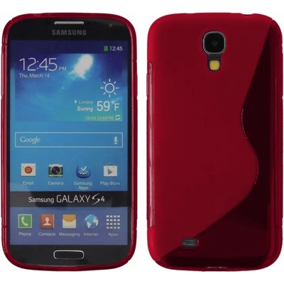 Samsung Силиконов калъф за Samsung Galaxy i9505 S4 (SKSGS4Red)
