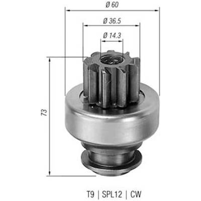 MAGNETI MARELLI Pastorek, startér 940113020192