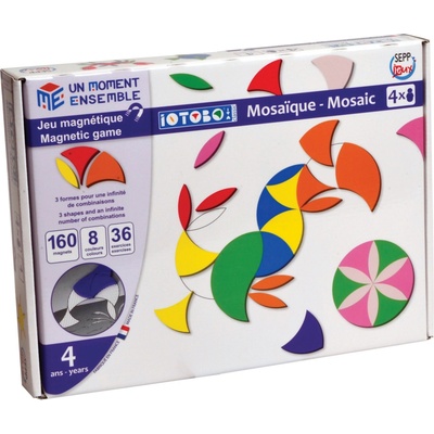 IOTOBO Barevná magnetická mozaika pro 4 děti – Hledejceny.cz