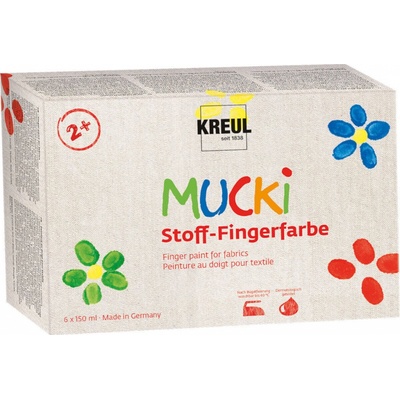 Kreul Prstová farba 6 x 150 ml