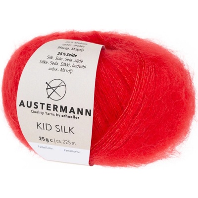 Pletací příze Austermann Kid Silk Barva: 31 MOHN