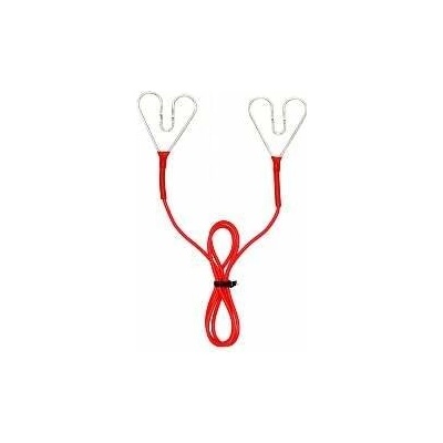 Kabel červený spojovací pro elektrický ohradník - 60 cm
