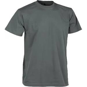 Helikon-Tex Тениска с къс ръкав, сива, 165 г/м2 (TS-TSH-CO-35)
