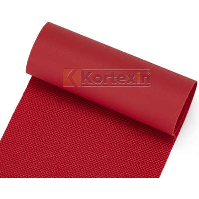 KORTEXIN 600D/64T PVC WR-02 červená Množství: maloodběr (méně než celé balení)