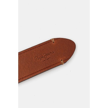 Pepe Jeans Кожен колан Pepe Jeans MOSS BELT мъжки в кафяво PM021026 (PM021026)