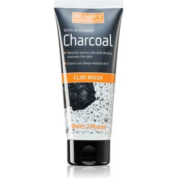 Beauty Formulas Charcoal дълбоко почистваща маска за лице с активен въглен 100ml