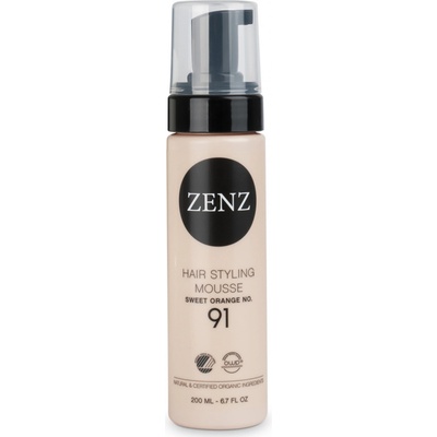 Stylingová pěna pro objem a texturu vlasů Zenz Hair Styling Mousse Sweet Orange No. 91 - 200 ml