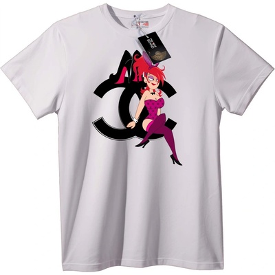 NOONEBRAND Тениска червена коса вампир - 2XL, Black
