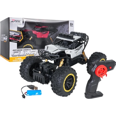 Climb Power rc crawler 1:18 stříbrný