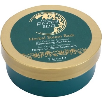 Avon Planet Spa Herbal Steam Bath vyživujúca maska na vlasy s cédrom a eukalyptom 200 ml