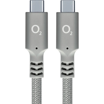 O2 198627 USB-C x C, 1,2m, šedý