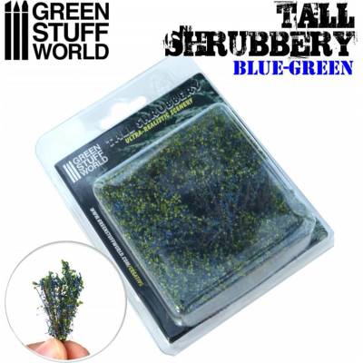 Dekorace Green Stuff World Tall Shrubbery: Blue Green