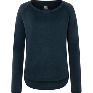 super. natural Дамски вълнен пуловер Super. natural Women's Everyday Bio Crew Merino jumper - Blueberry - размер XS (105-5043-0111)