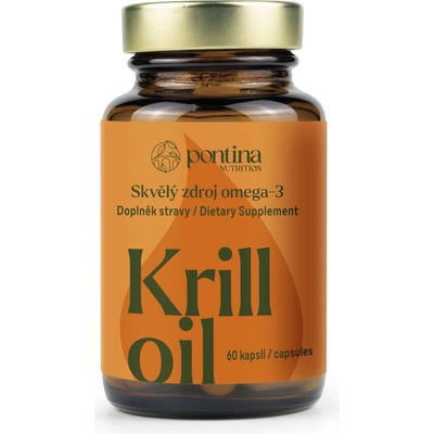 Pontina Nutrition Krill oil 1180 mg 60 kapslí