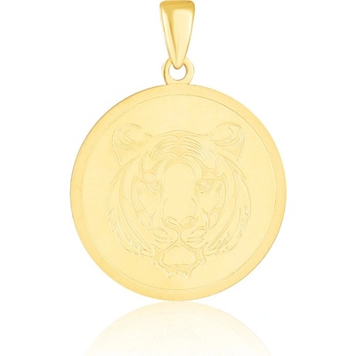 JVD Dámský zlatý přívěsek andělíček ZP0339XJ81 4800