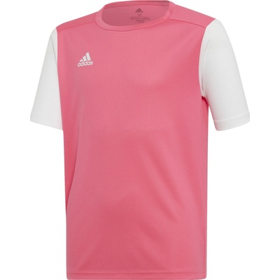 adidas Estro 19 krátký rukáv růžová/bílá Junior