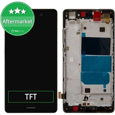 LCD Displej + Dotykové sklo + Rám + Baterie Huawei P8 Lite