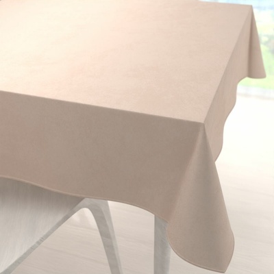Biante Veľký zamatový štvorcový obrus Velvet Prémium SVP-020 Béžový 240x240cm