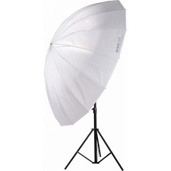 Nanlite U-180st plytký dáždnik priehľadný strieborný 180cm