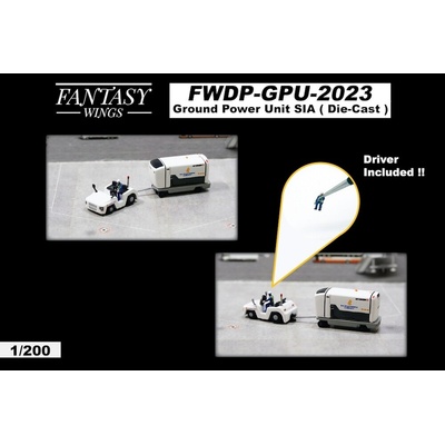 JC Wings Airport Accessories Ground Power Unit Set SIA engineering company 1:200